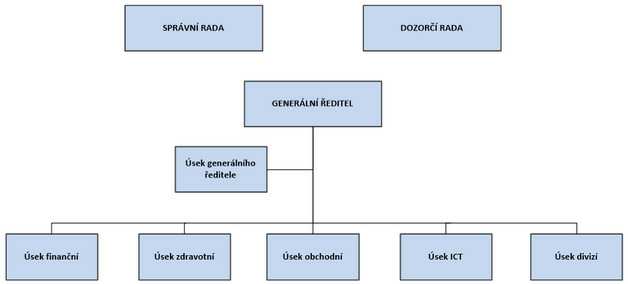 Organizační struktura České průmyslové zdravotní pojišťovny